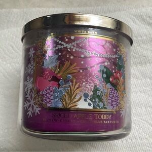 White Barn Black and Brown Scented Candle in Elegant Holder